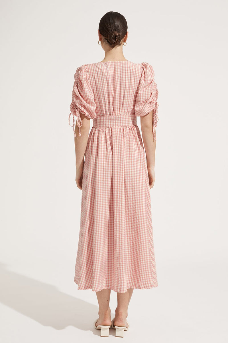 Camilla Dress - Rose Check